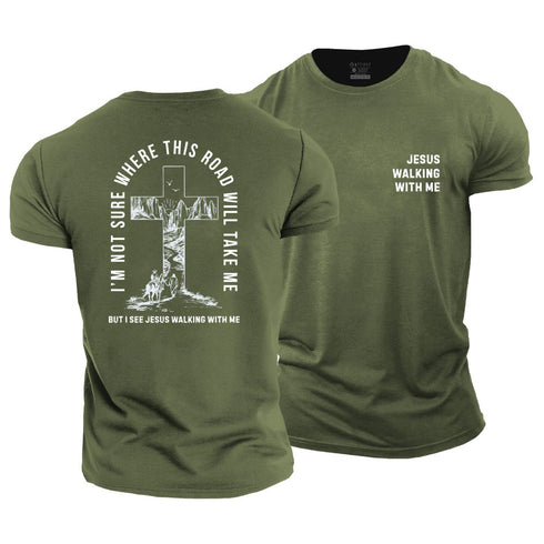 Men's I’M NOT SURE WHERE THIS ROAD WILL TAKE ME Cotton T-Shirt
